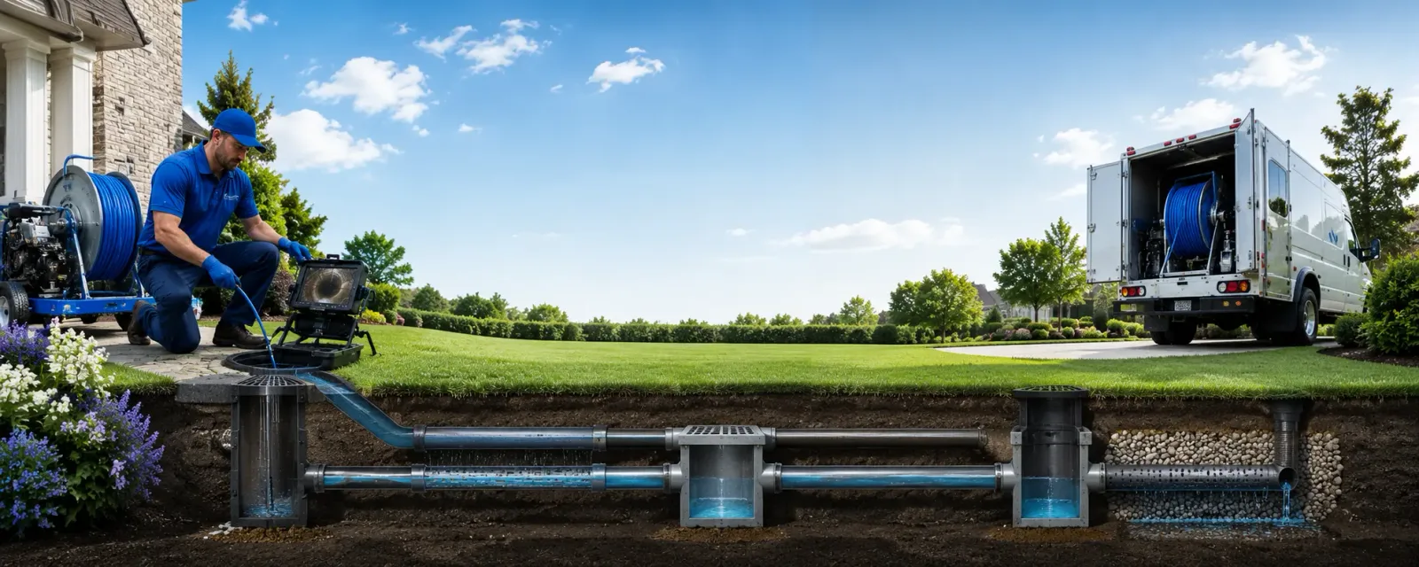 Outdoor drain cleaning information for Redwater, TX